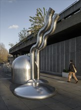 Zemran', sculpture by William Pye, South Bank, Lambeth, London, 2015