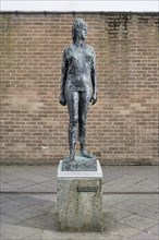 Sculpture of the sculptor Elisabeth Frink by Frederick Edward McWilliam, Harlow, Essex, 2015