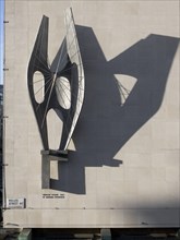 Winged Figure', sculpture by Barbara Hepworth, Oxford Street, London, 2015