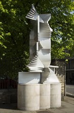 Construction in Aluminium', sculpture by Kenneth Martin, Cambridge, Cambridgeshire, 2015s