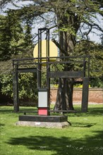 'Construction (Crucifixion)', sculpture by Barbara Hepworth, Winchester Cathedral, Hampshire, 2015 Artist