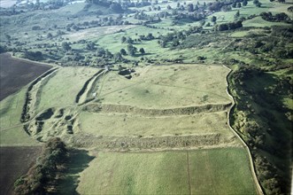 Kemerton Camp Iron Age hillfort, Bredon Hill, Worcestershire, 1970
