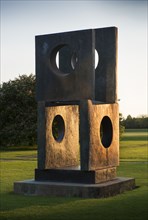 'Four Square Walkthrough', sculpture by Barbara Hepworth, Cambridge, Cambridgeshire, 2015 Artist