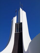 Spire of the Chaplaincy Centre, Lancaster University, Bailrigg, Lancashire, 2011