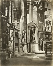 North aisle of Westminster Abbey, London, c1860