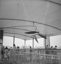 Interior of the Viewing Tower, Festival of Britain site, South Bank, Lambeth, London, 1951