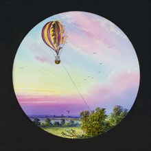 Ballooning scene, 1882-1892