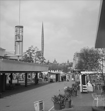 Festival of Britain site, South Bank, Lambeth, London, 1951