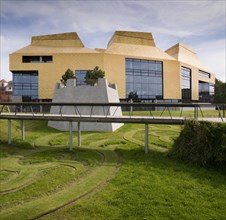 The Hive, university and public library, Sawmill Walk, the Butts, Worcester, Worcestershire, 2012