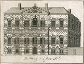 The Treasury in St James's Park, Westminster, London, 1750