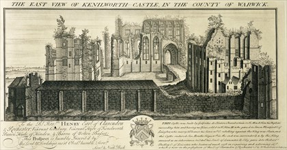 The East View of Kenilworth Castle in the County of Warwick', 1729s