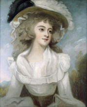 Portrait of Sarah Tickell, wife of the playwright and satirist Richard Tickell, c1790s