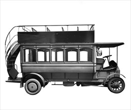 Mercedes electric bus, 1907