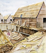 Viking buildings, late 10th century