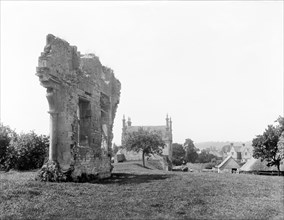 Ruins of Campden House, Chipping Campden, Gloucestershire, 1908