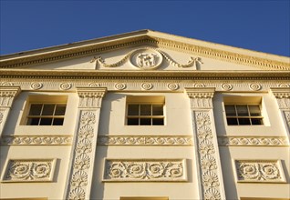 Pediment on the south elevation of Kenwood House, Hampstead, London, c2007