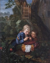 Boys with a Trapped Bird', 17th century