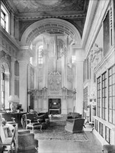 Organ in the Long Library, Blenheim Palace, Woodstock, Oxfordshire, 1912