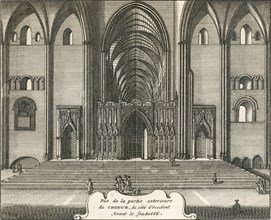 Choir of Old St Paul's Cathedral, City of London, 1707