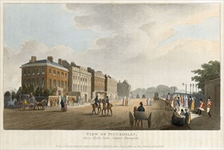 View of Piccadilly from Hyde Park Corner Turnpike', London, 1810