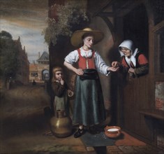 The Milkwoman', 1655-1659