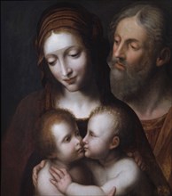 The Holy Family with the infant St John', 16th century