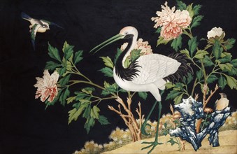 Manchurian Crane in a Chinese landscape, 18th century(?)