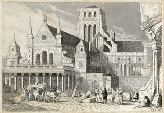 Old St Paul's Cathedral, City of London, 1660