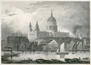 St Paul's Cathedral, City of London, 1850