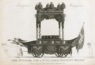 Funeral car of Admiral Lord Nelson, 1806