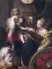 The Mystic Marriage of St Catherine', c1531-c1540