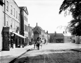 Market Place, Fairford, Gloucestershire, 1890