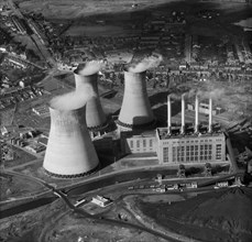 Ocker Hill Power Station, Tipton, Staffordshire, 1957