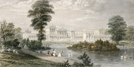 Buckingham Palace, Westminster, London, 1835