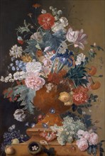 Flowers in a Terracotta Vase', 18th century