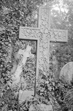 Crosses, Highgate Cemetery, Hampstead, London, 1997