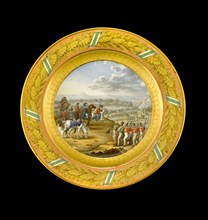 Dessert plate depicting the Battle of Fuentes d'Onoro, 1811 (1818)