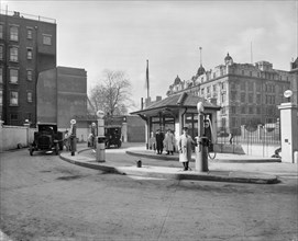 Anglo-American Oil Company petrol station, Euston Road, London, 1922