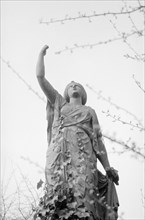 Statue, Highgate Cemetery, Hampstead, London, 1997