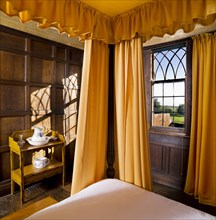 Four poster bed in the Squire's Room, Boscobel House, Shropshire, c1980-c2017