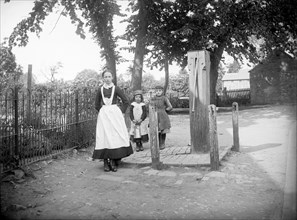 Village pump, Grandborough, Warwickshire, 1901