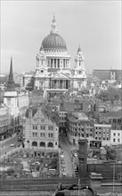 St Paul's Cathedral, City of London, 1950s
