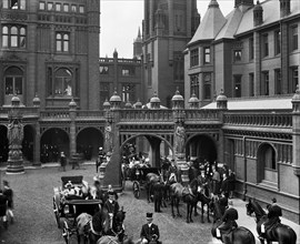 Royal opening of Birmingham General Hospital, Small Heath, West Midlands, 1897