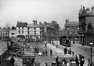 Smithfield Market, Birmingham, West Midlands, c1890s