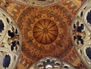 Ceiling above the altar, St Mary's Church, Studley Royal, North Yorkshire, 2010