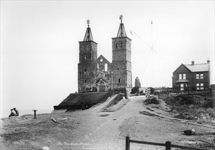 Reculver Towers, Kent, c1890-c1910
