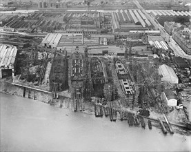 Barrow-in-Furness Shipyard, Cumbria, 1920