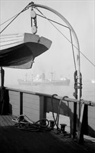 View of a passing ship, Gravesend Reach, Kent, c1945-c1965
