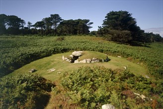 Innisidgen Burial Chamber, St Mary's, Isles of Scilly, Cornwall, 2010