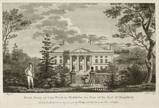 North front of Kenwood House, Hampstead, London, 1788